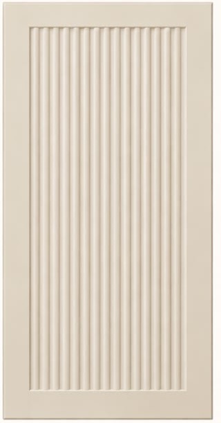 Reeded cabinet door