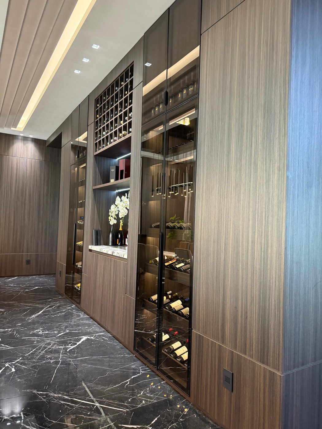 Custom wine cellar