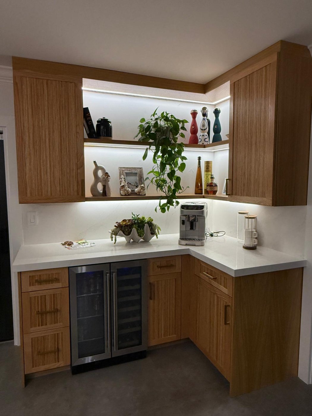 Custom wet bar