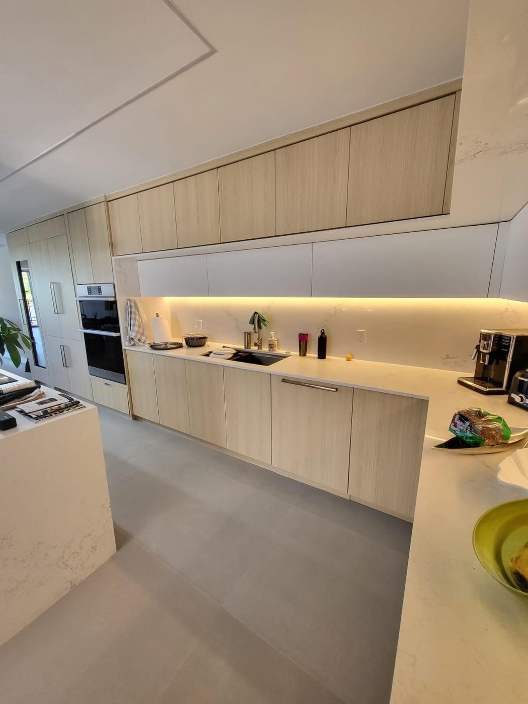 Minimalist kitchen cabinetry