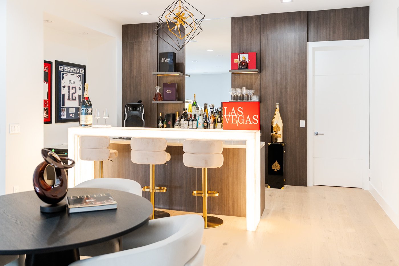 Custom home bar