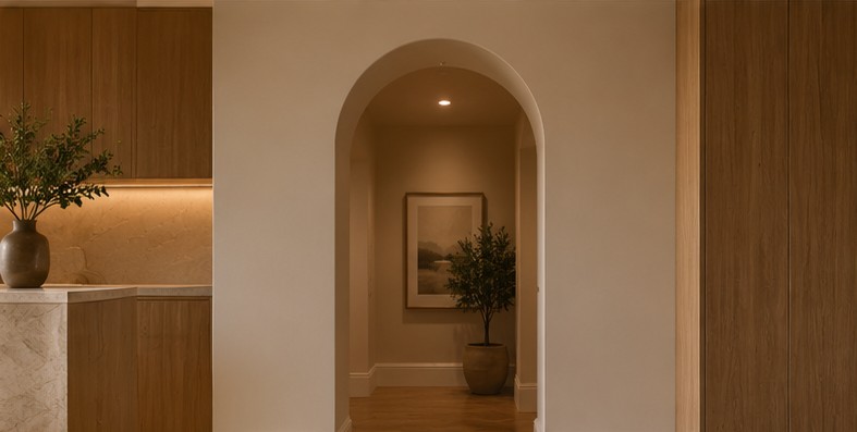 Millwork archway