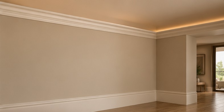 Crown and base trim